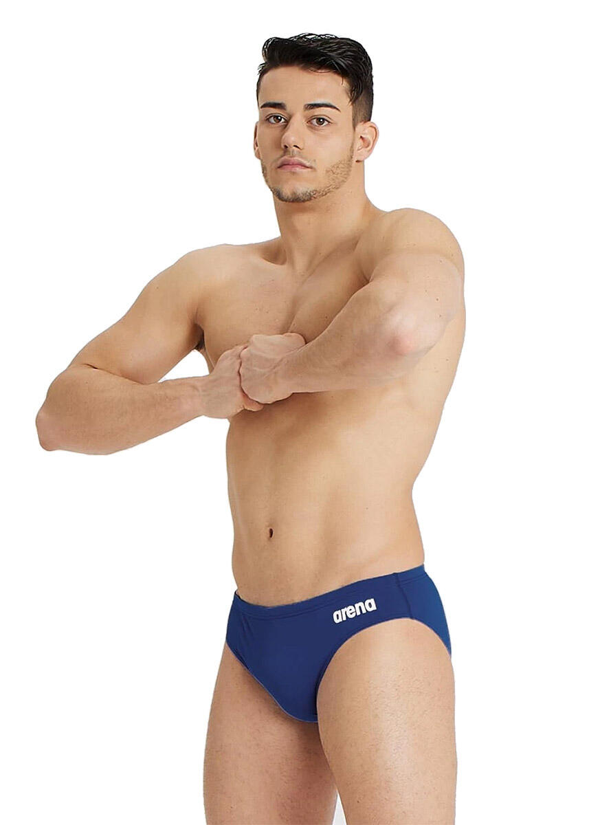 Arena Team Solid zwembroek - marineblauw / wit - maat 26 5/7