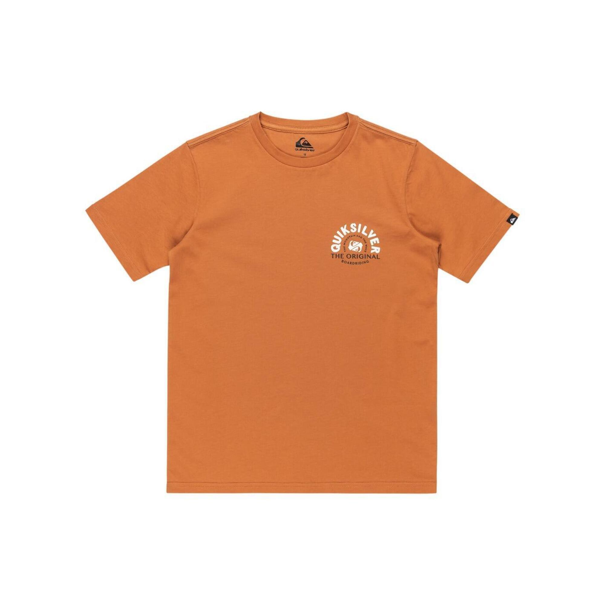 Quiksilver - T-shirt À Manches Courtes Ev Summer Road Marron Garçon - T-shirt Manches Courtes - Marron - Decathlon