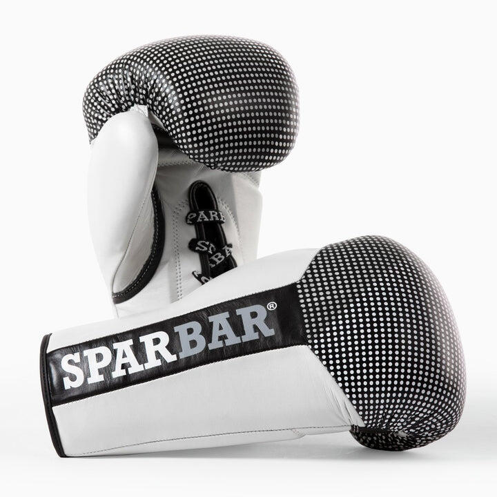 SPARBAR SPARBAR® SB1 LACED BOXING GLOVE - WHITE 16 oz
