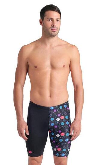 Arena Contour Swim Jammers - Nero / Multicolore - Taglia UK 26
