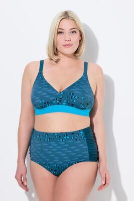 Damen Bikini Fische ohne Softcups Träger verstellbar