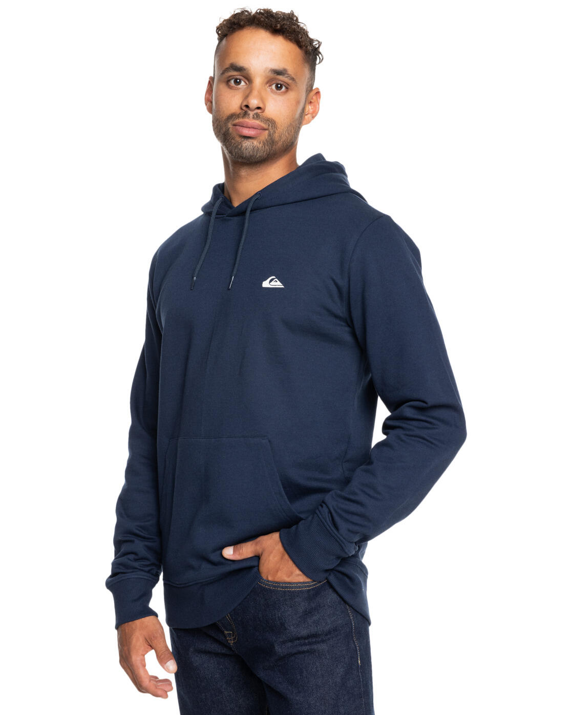 Sweat à capuche BASIC Bleu Homme 3/5