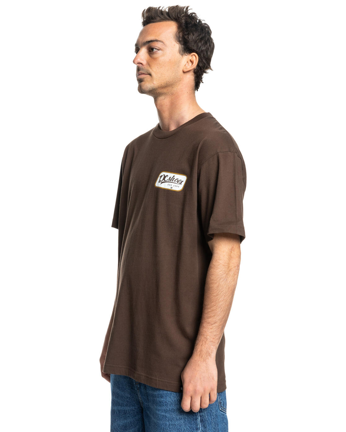 T-shirt à manches courtes TIMELY Marron Homme 3/4