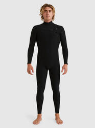 Combinaison de surf zip poitrine 3/2MM HIGHLINE Noir Homme