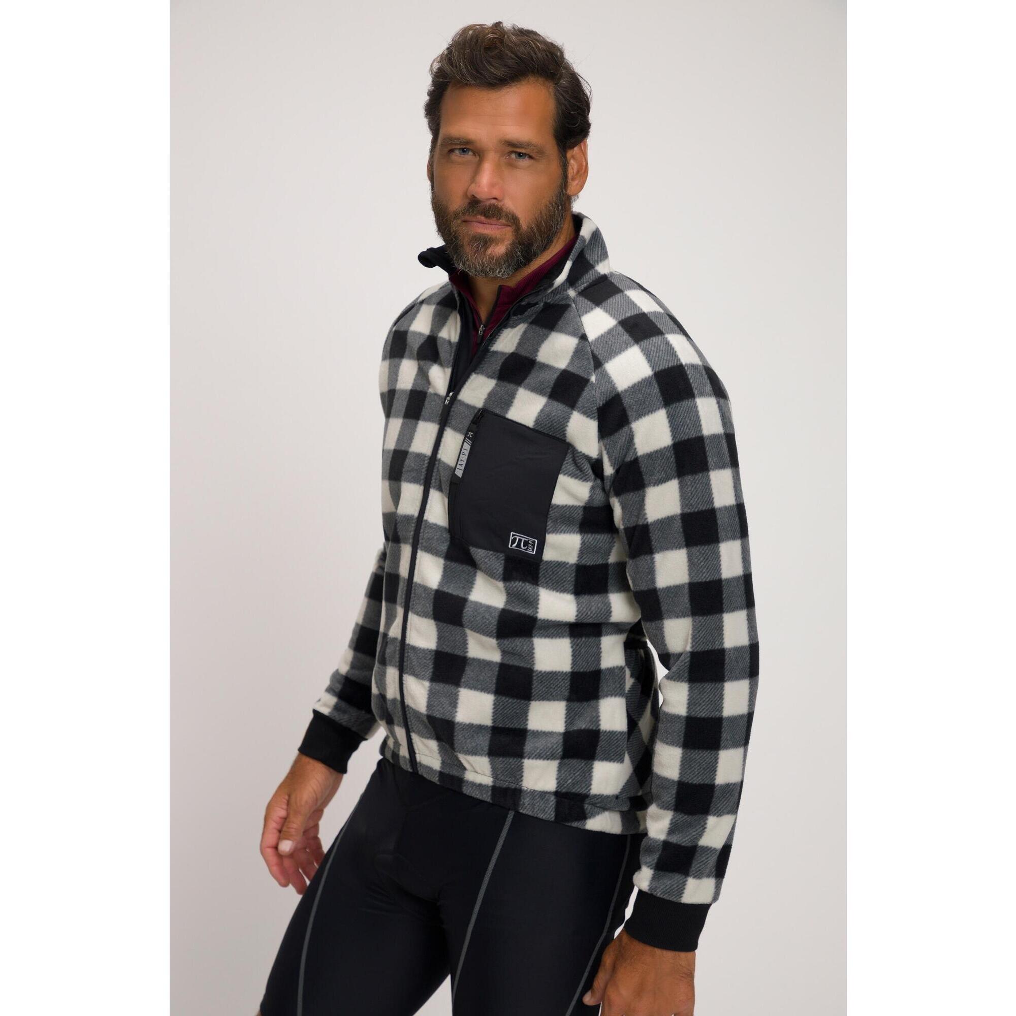 Jay-pi - Hommes Veste En Peluche Avec Technologie Flexnamic® - Collection Bikewear - Polaire - Noir - Decathlon