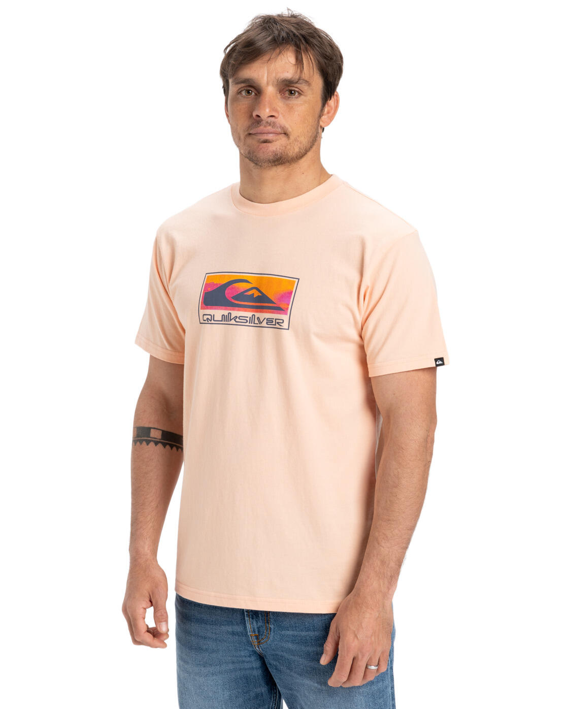 Camiseta de manga corta EV GRADIENT BOX Rosa Hombre 3/4