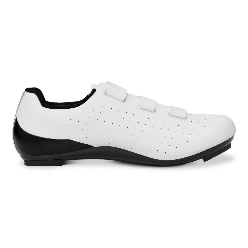 Sapatos para ciclismo de estrada Homem e mulher RideRev White Branco 3/7