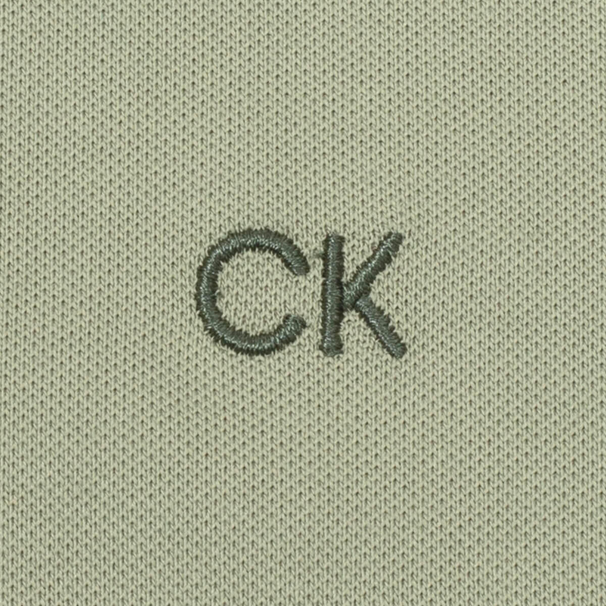 Calvin Klein Mens Campus 3 Button Polo Shirt - Sage Camo - XXXXXL 4/4