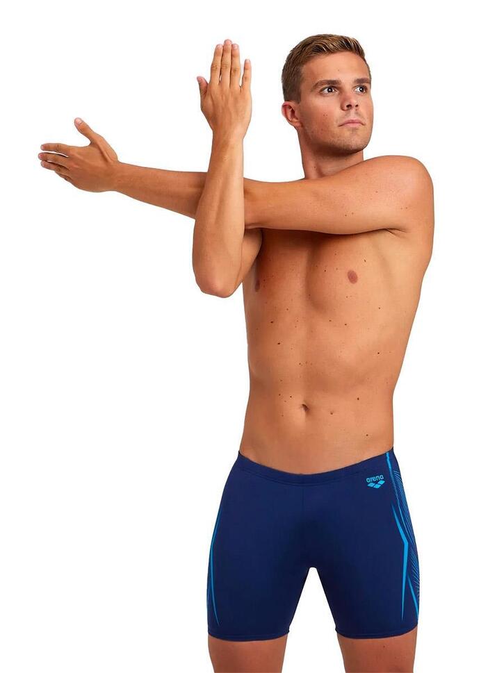Arena Feather Swim Jammer Mid - Granatowy - Rozmiar 42