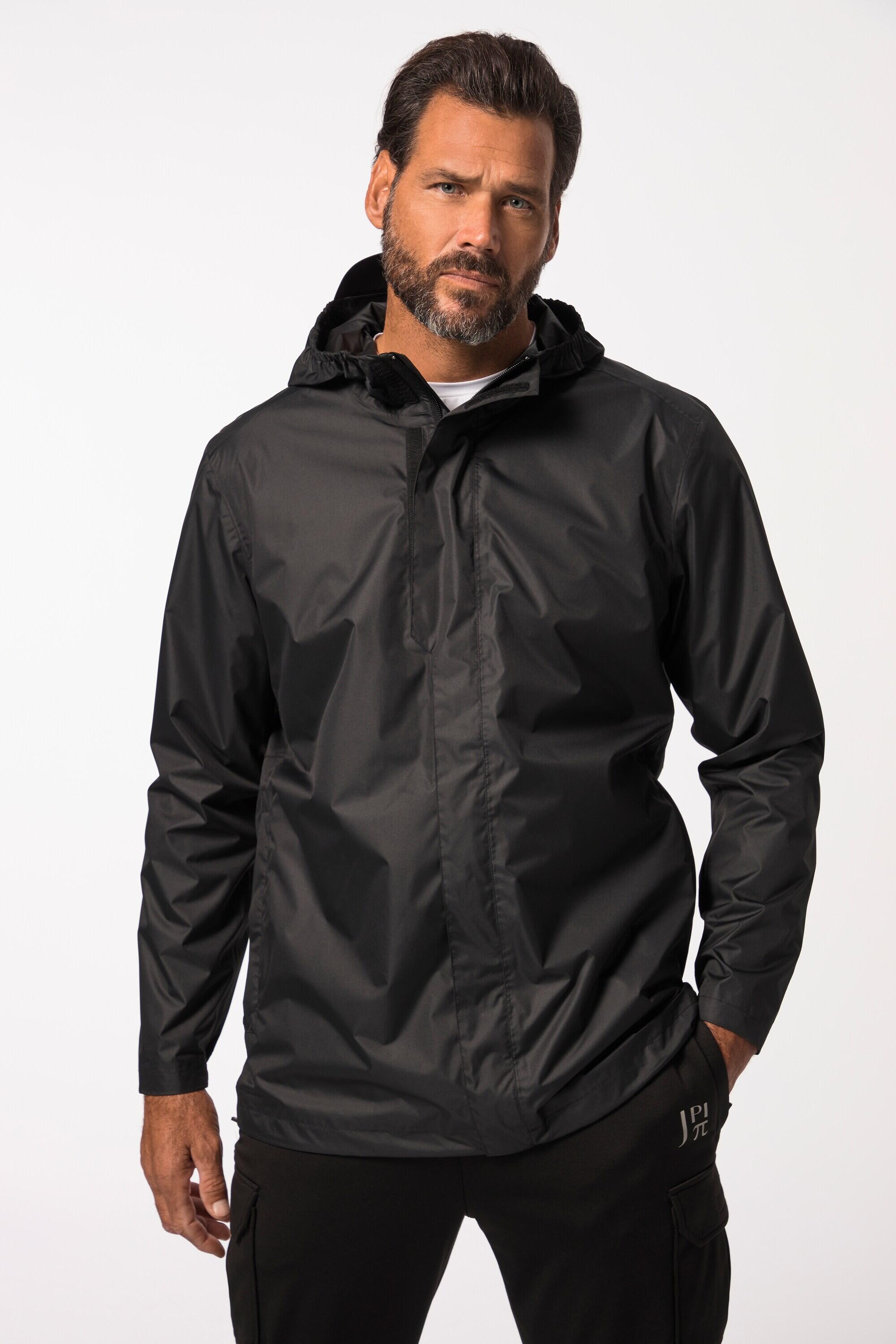 JAY-PI JAY-PI Men's Waterproof Rain Jacket with Hood Polyester
