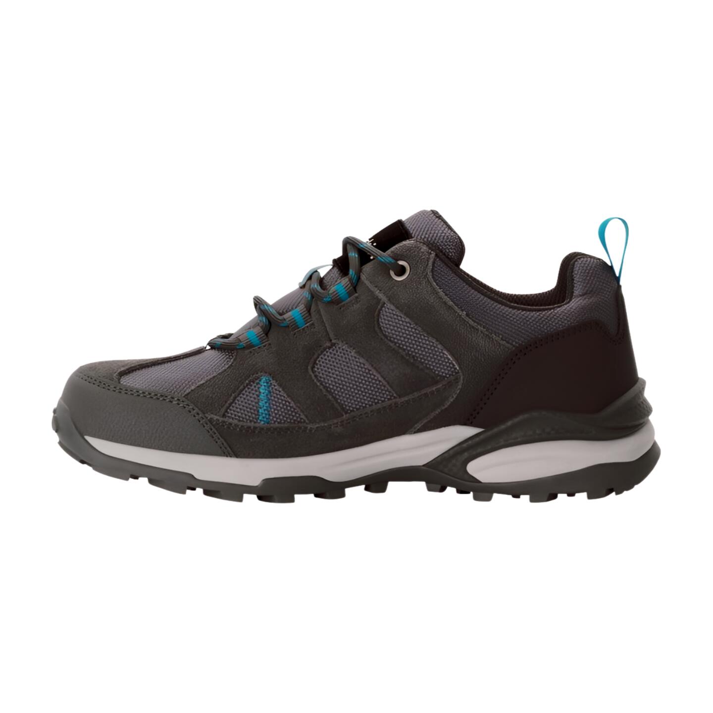 Jack Wolfskin Trail Hiker Texapore Walking Shoes-Tarmac Grey / Light Blue 2/4