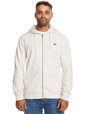 Hoody met rits over de hele lengte basic zip weiss heren