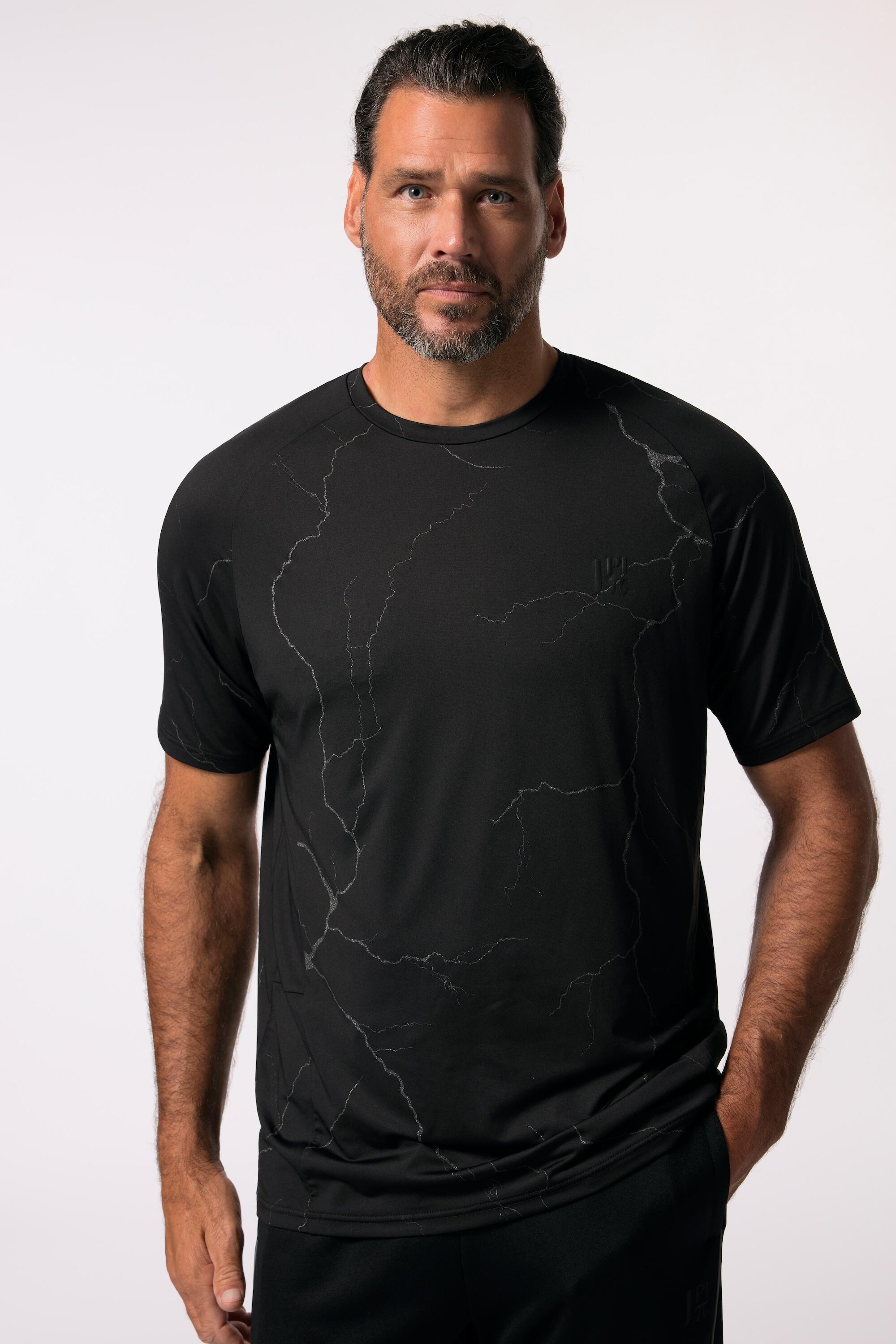 JAY-PI JAY-PI Men's Technical T-Shirt Short Sleeve 100% Polyester Black up to 7XL