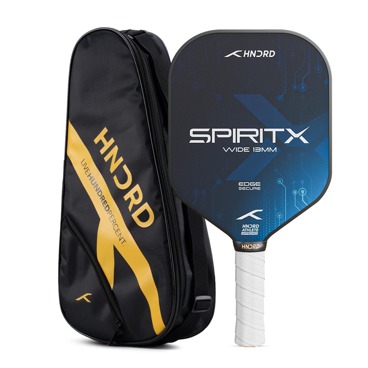 HUNDRED Spirit-X Wide Pickleball Paddle Schläger | 13mm Power | Schwarz/Navy