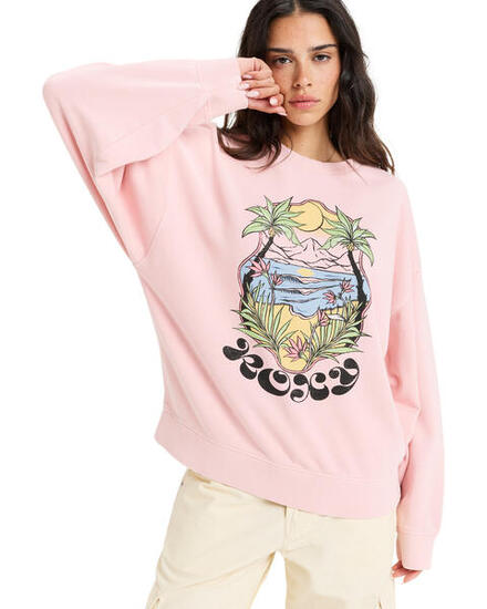 Sweat à col rond LINEUP Rose Femme