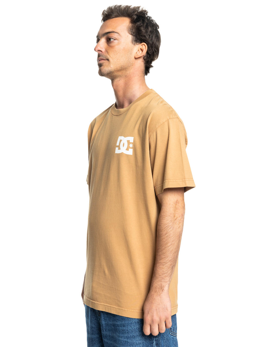 T-shirt à manches courtes LINE UP Marron Homme 3/4