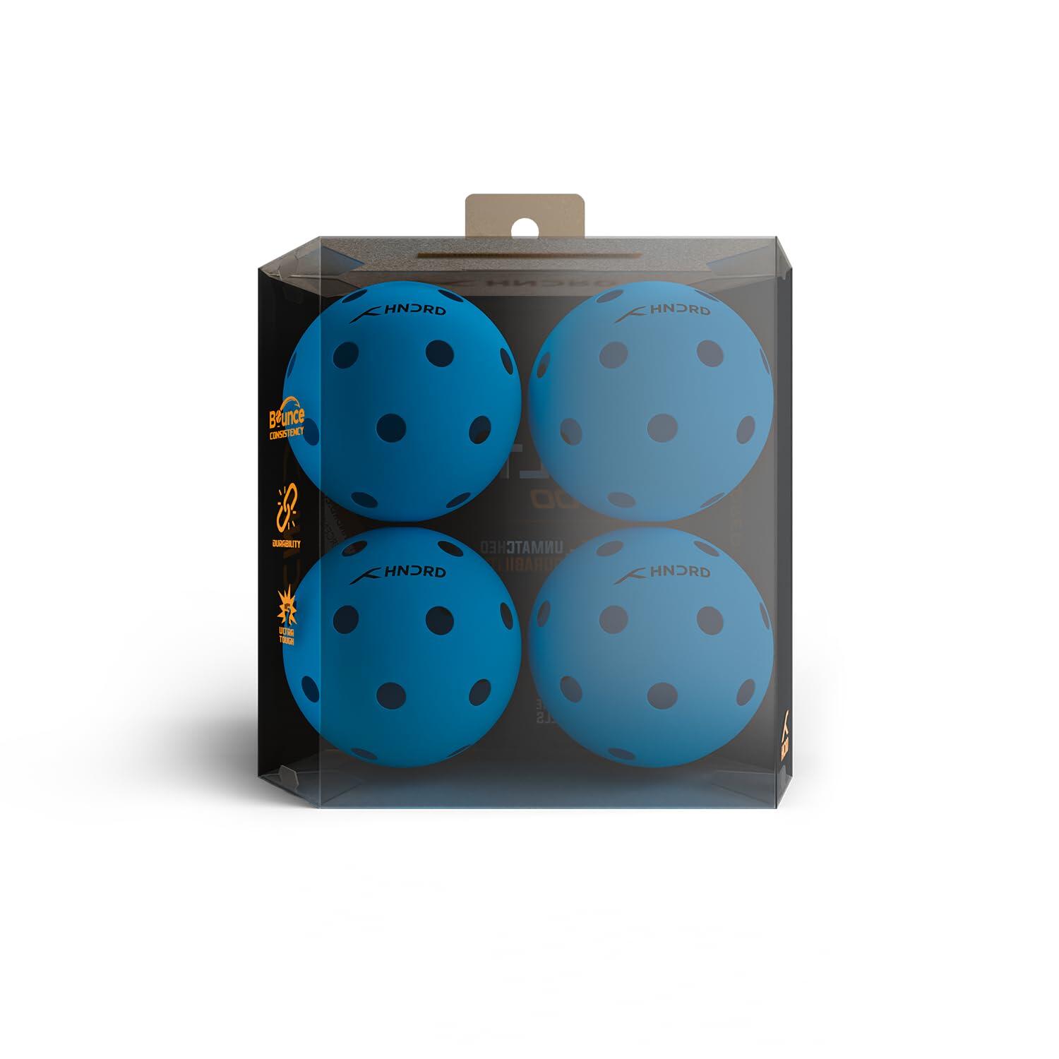 Pickleball Bälle - Delta S400 4er-Pack Blau 6/6