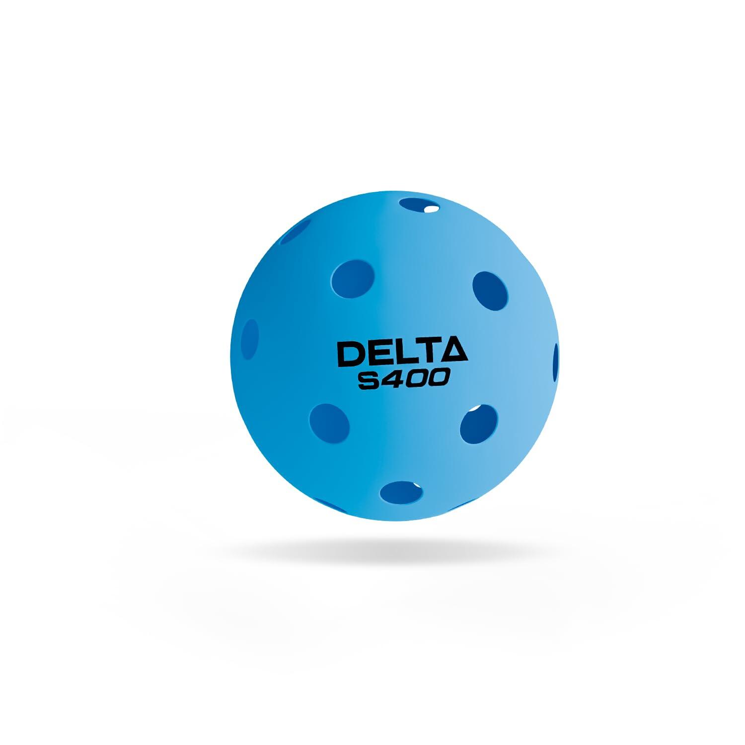 Pickleball Bälle - Delta S400 4er-Pack Blau 2/6