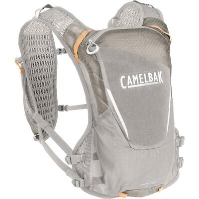 Camelbak - hardloopvest - inlusief 2 stuks 500 ml soft flask flessen - grijs
