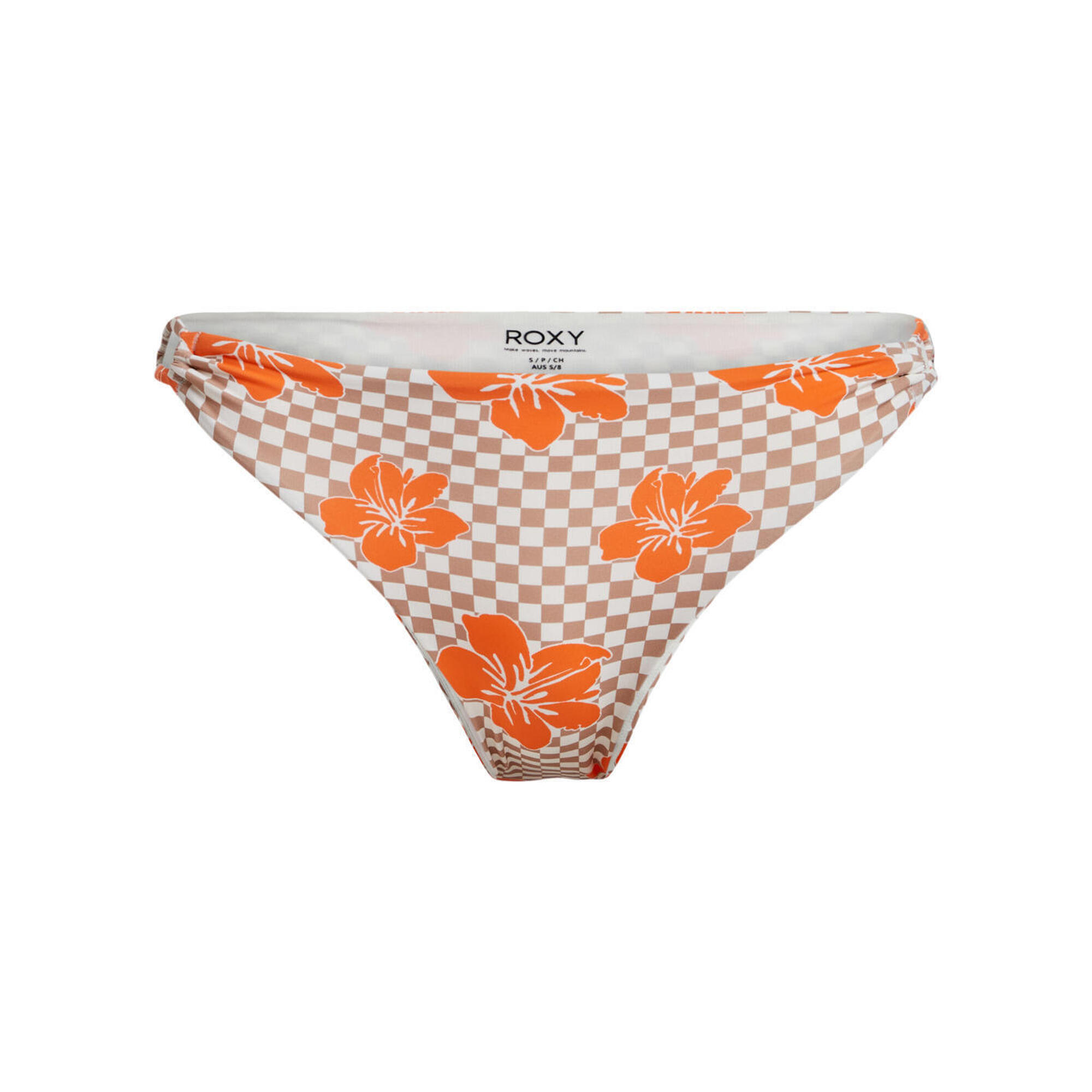 Roxy - Bas De Maillot De Bain Emboîtant Mini Hula Marron Femme - Bas De Maillot De Bain (bikini) - Marron -  M - Decathlon