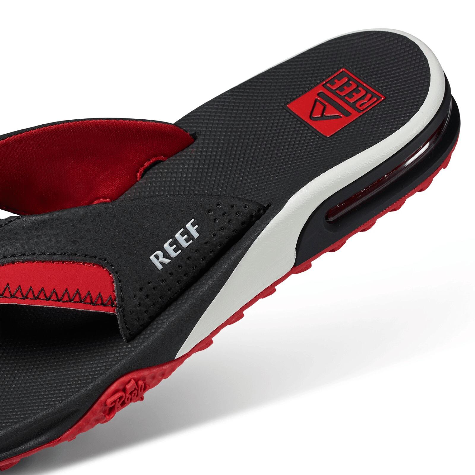 Reef Fanning Pregame Flip Flops-Black/Red 4/5