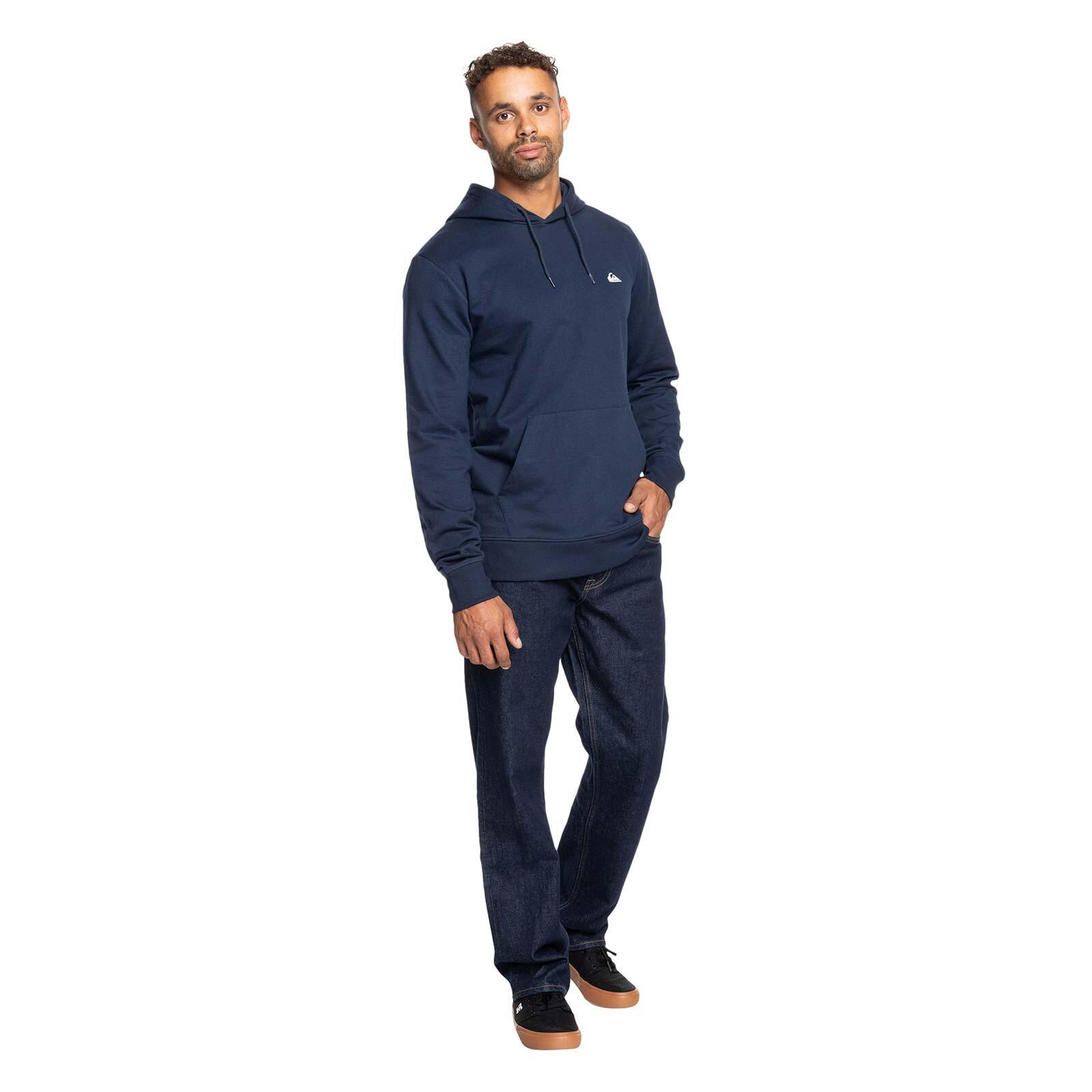 Sweat à capuche BASIC Bleu Homme 5/5