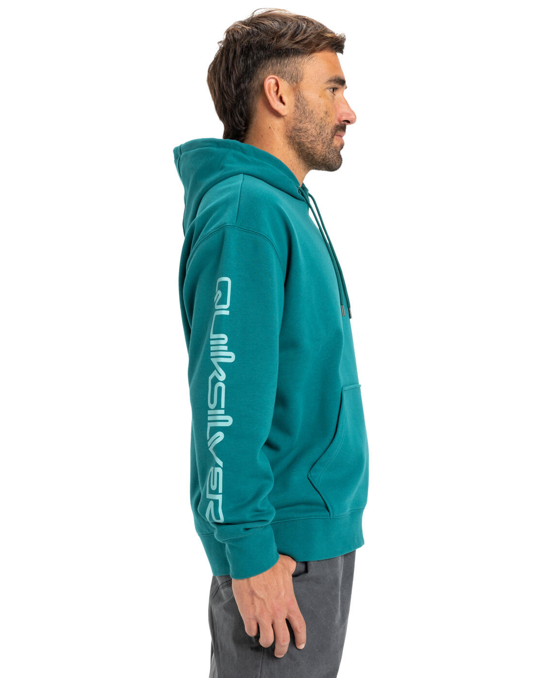 Quiksilver Omni Logo Hood Hoodie-Teal Green 3/5