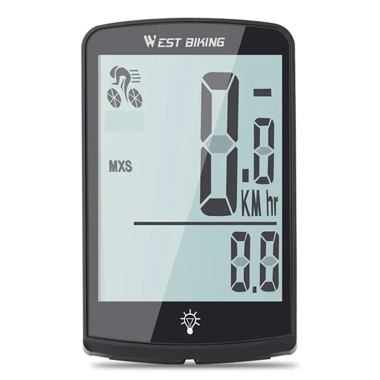 WEST BIKING Snelheidsmeter  sensor en APP-verbinding voor fiets, MTB, racefiets