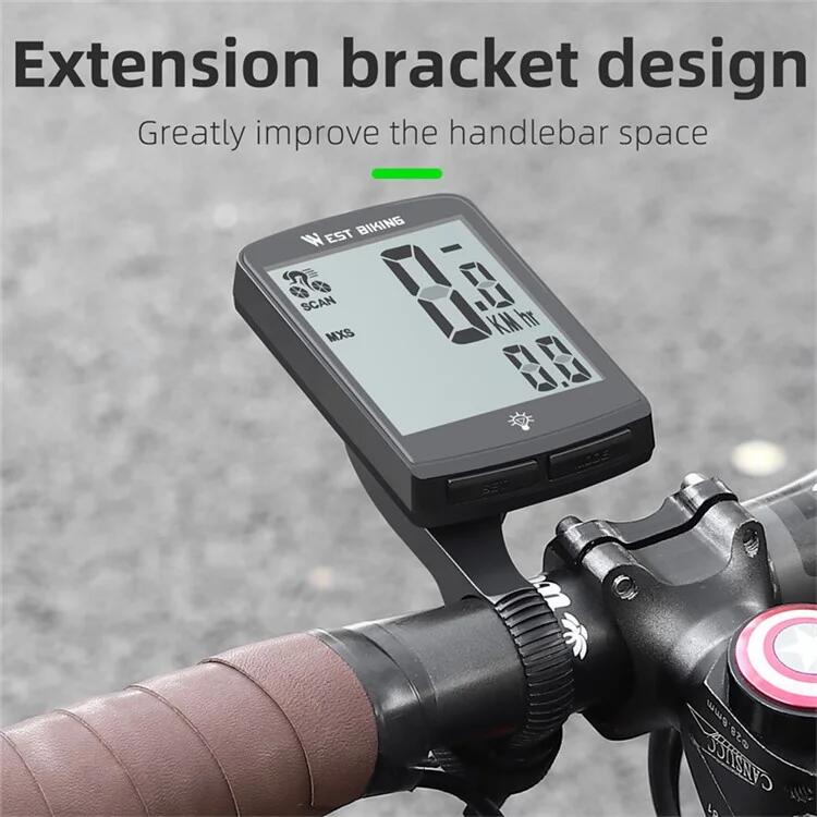 Contachilometri  sensore e connessione APP per bici, MTB o strada 4/7