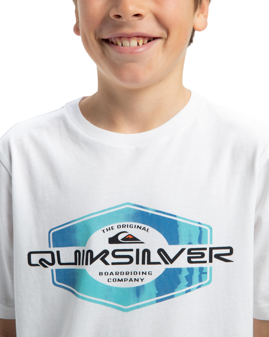 Maglia a maniche corte Quiksilver modello EQBZT04849-WBB0 per ragazzi 4/5