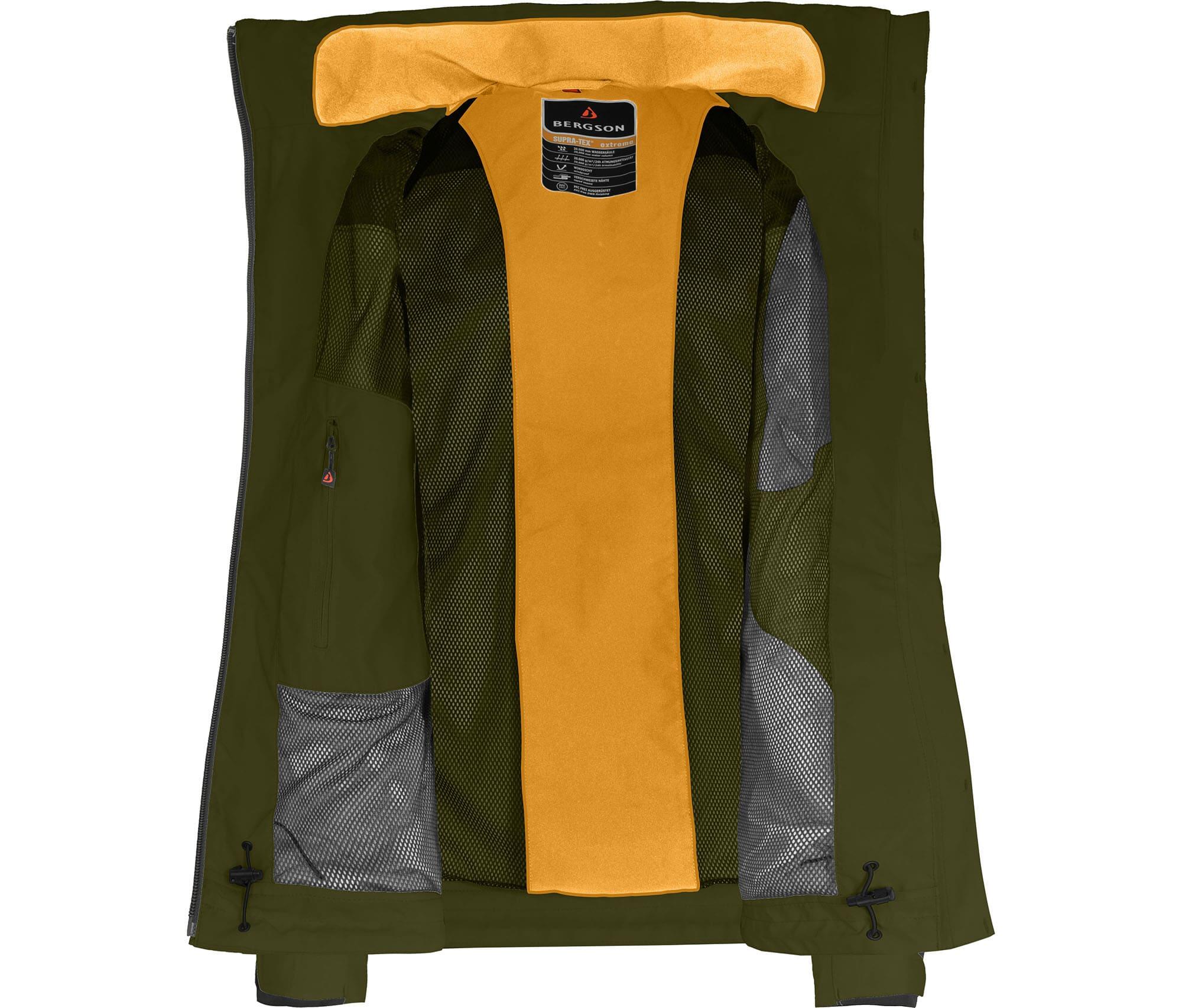 Regenjacke Netzfutter, 20000 mm Wassersäule grün 5/5