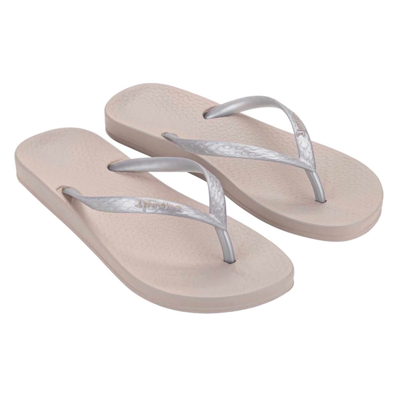 IPANEMA Ipanema Anatomica Tan Flip Flops-Beige/Light Silver