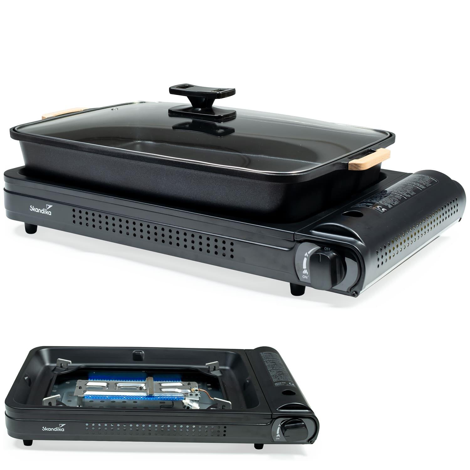 SKANDIKA Plynový vařič Brann XL s pánví 1hořákový