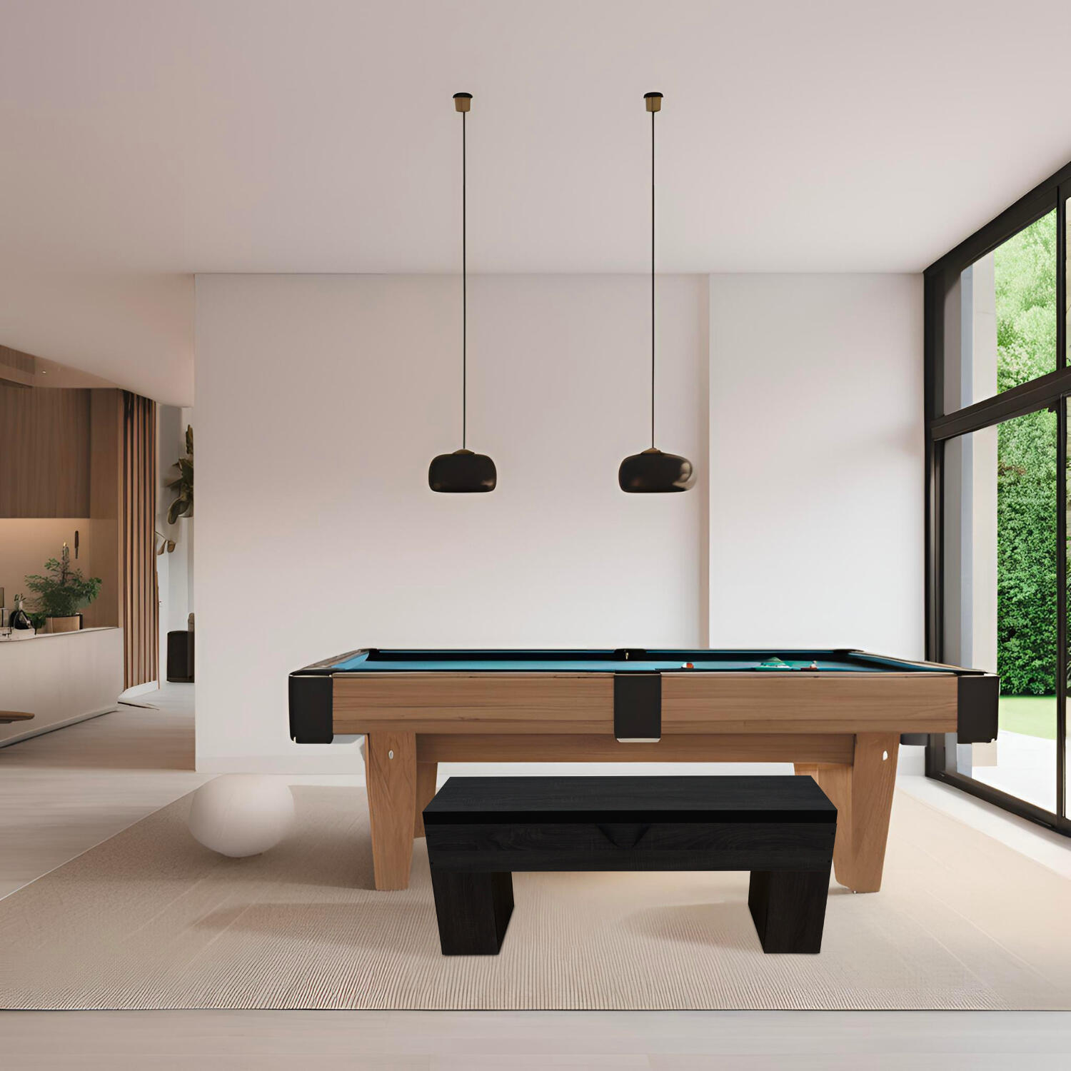 Banc Bois avec rangement -113 x 32 x 45.5 cm-Classic 5/5
