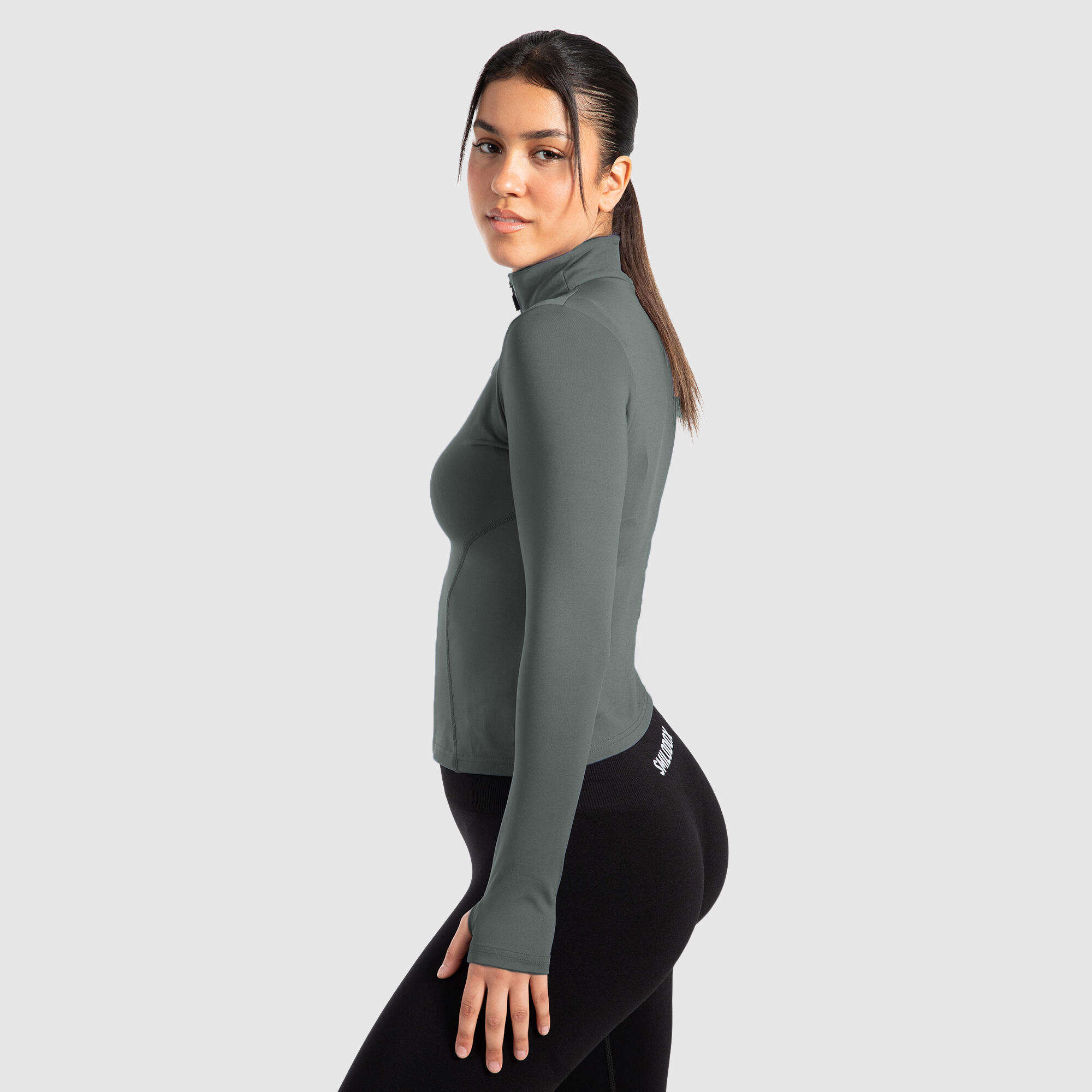 Damen Trainingsjacke Indira Grün 2/5