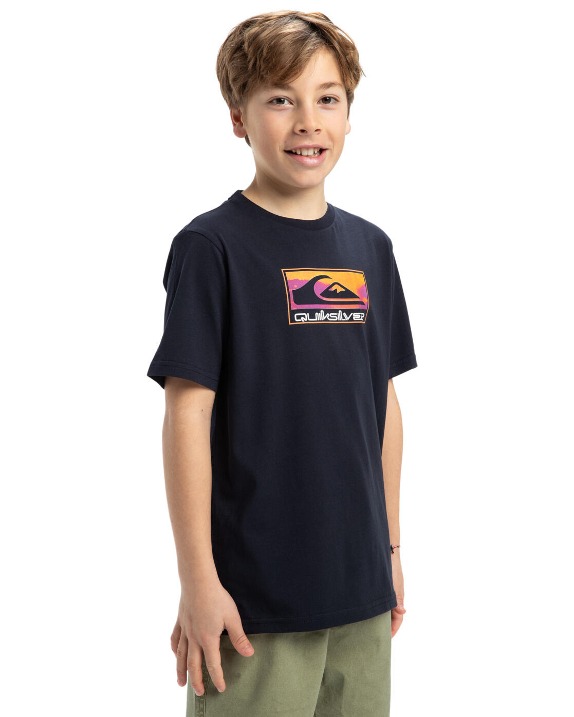 Maglia a maniche corte Quiksilver modello EQBZT04848 per ragazzi 3/4
