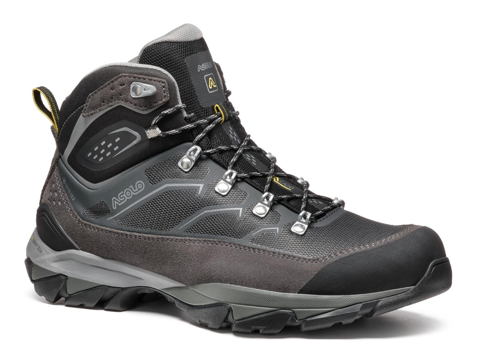 Asolo Acadia Mid Walking Boots-Graphite/Black 1/7