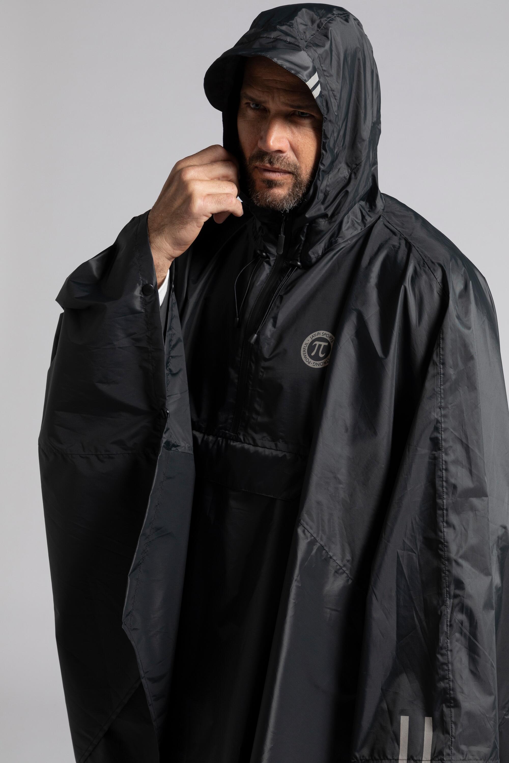 Hommes Poncho de pluie avec capuche vêtement imperméable collection Bikewear 4/6