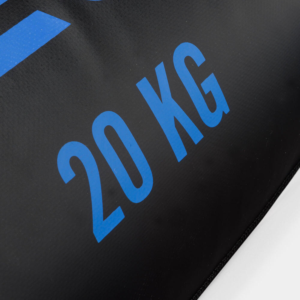 Sac de lestage ZEUZ Powerbag 20 kg – Sac de sable – 55 x 22 cm – Noir et bleu 6/7