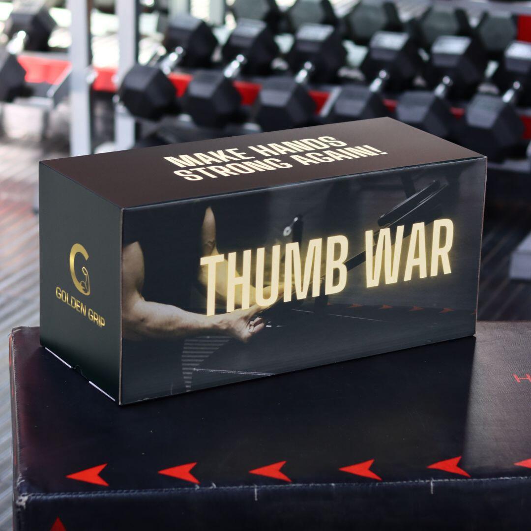 Golden Grip Thumb War - Treinador de polegar - Treinador de mão -Pegada de pinça 5/6
