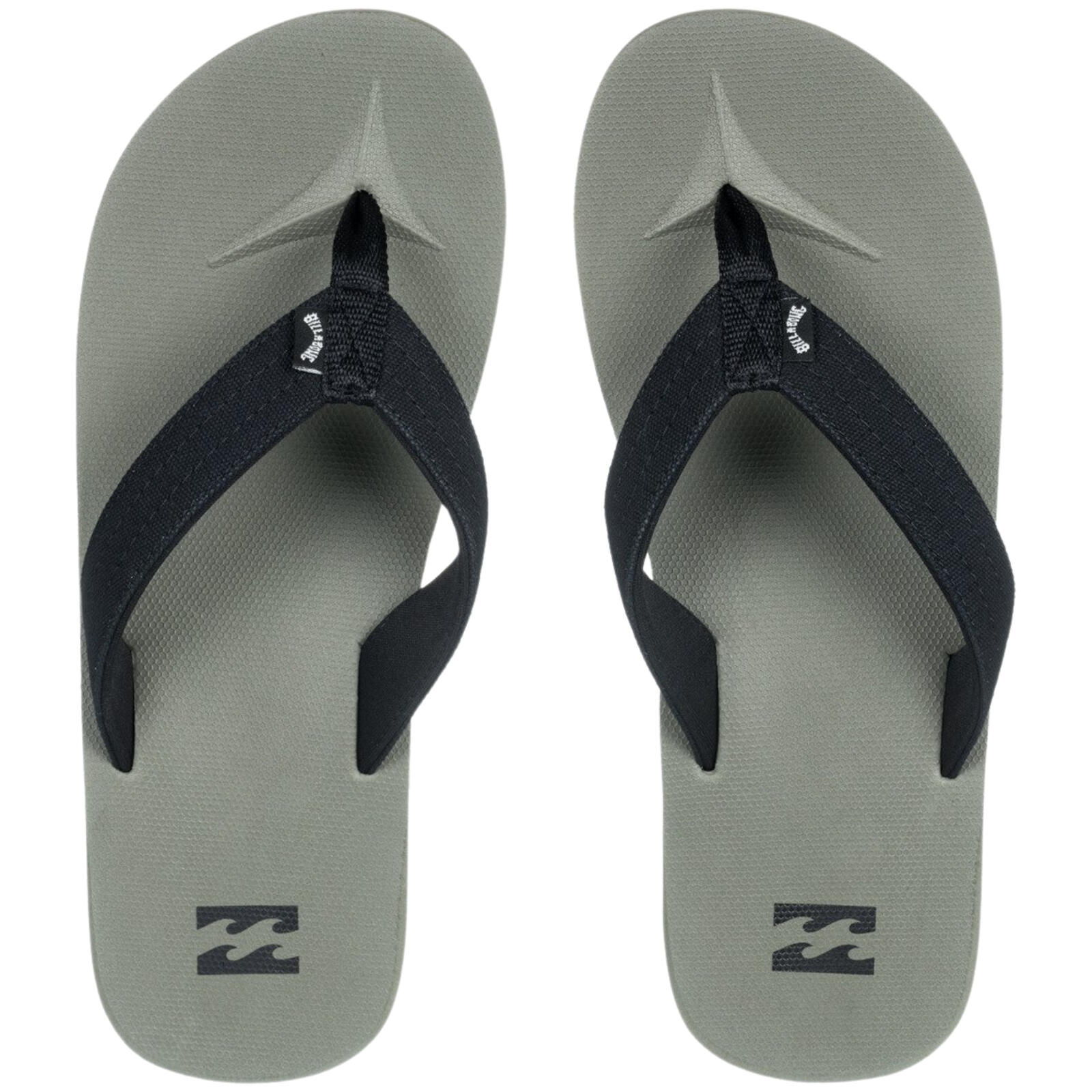 Billabong All Day Canvas Flip Flops-Military 1/3