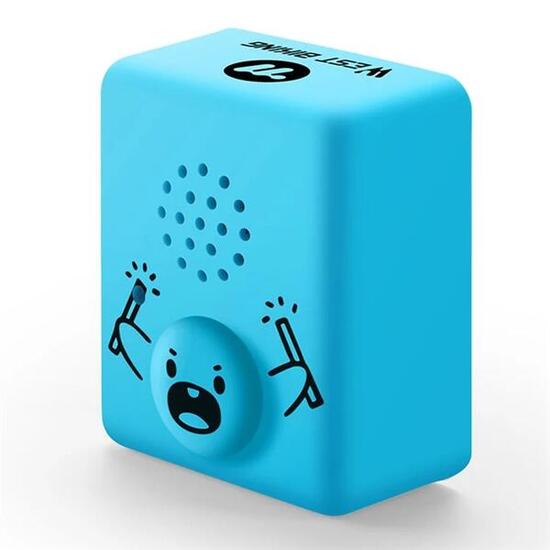 Campanello WEST BIKING 120dB blu audio per MTB o bici elettrica