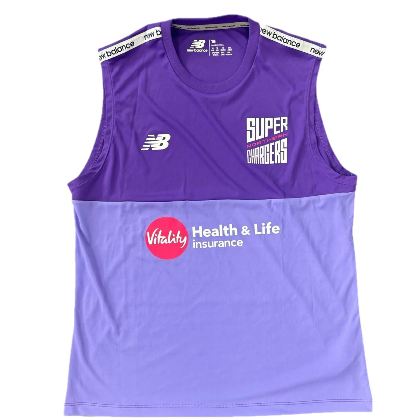 Northern Superchargers Cricket Vest Women's New Balance 23/24 Tank Top 2/3