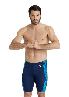 Arena allover jammer voor heren - marineblauw/blauw multi - uk maat 38