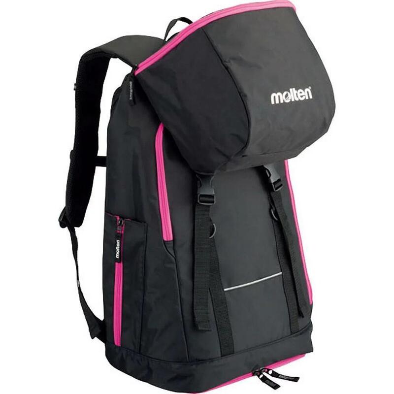 Molten Basketball / Volleyball Backpack 34L - Black/Pink