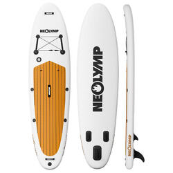 NEOLYMP SUP Board 315 cm Set Complet : Siège kayak, Pompe, Sac – 150 kg