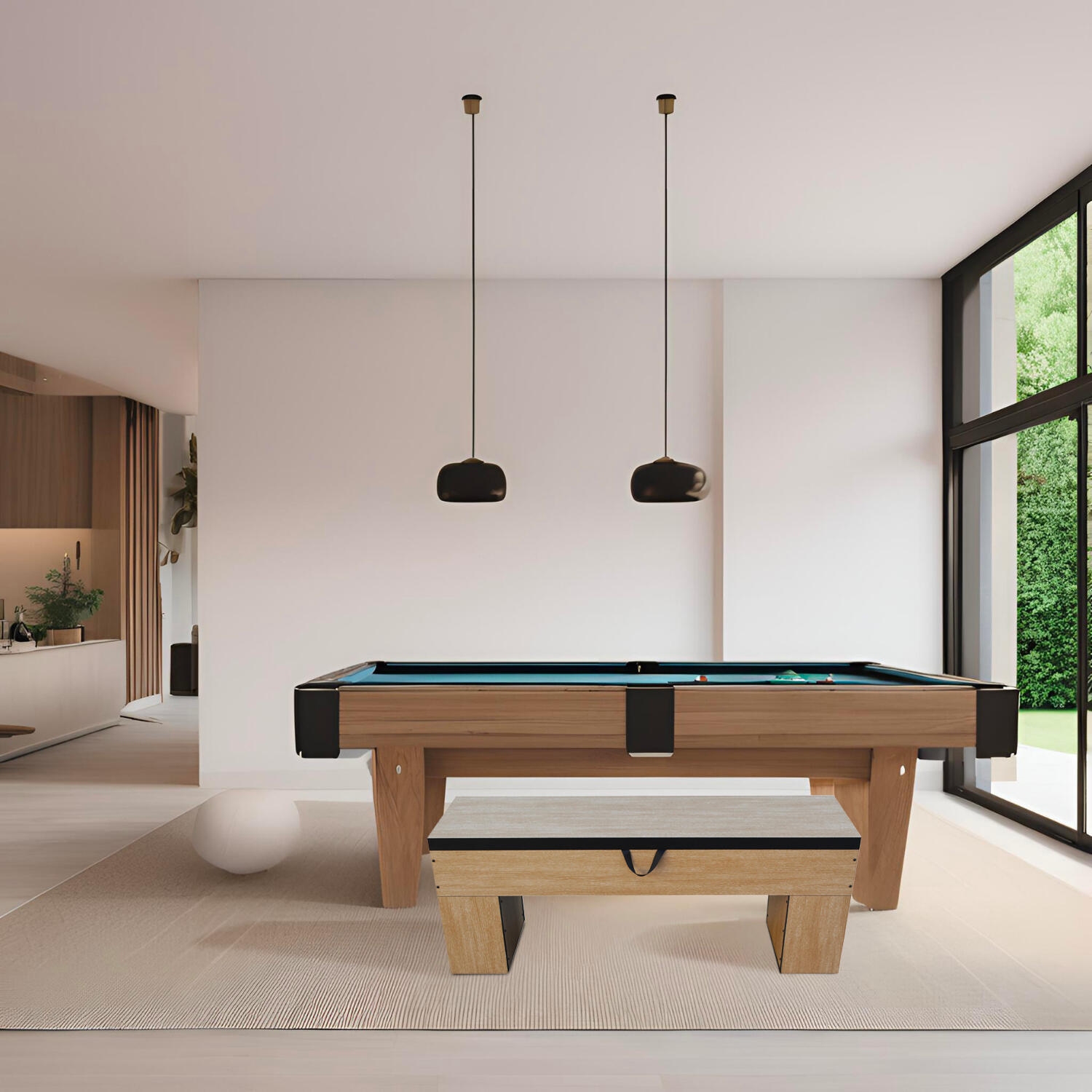 Banc Bois avec rangement -113 x 32 x 45.5 cm-Classic 5/5