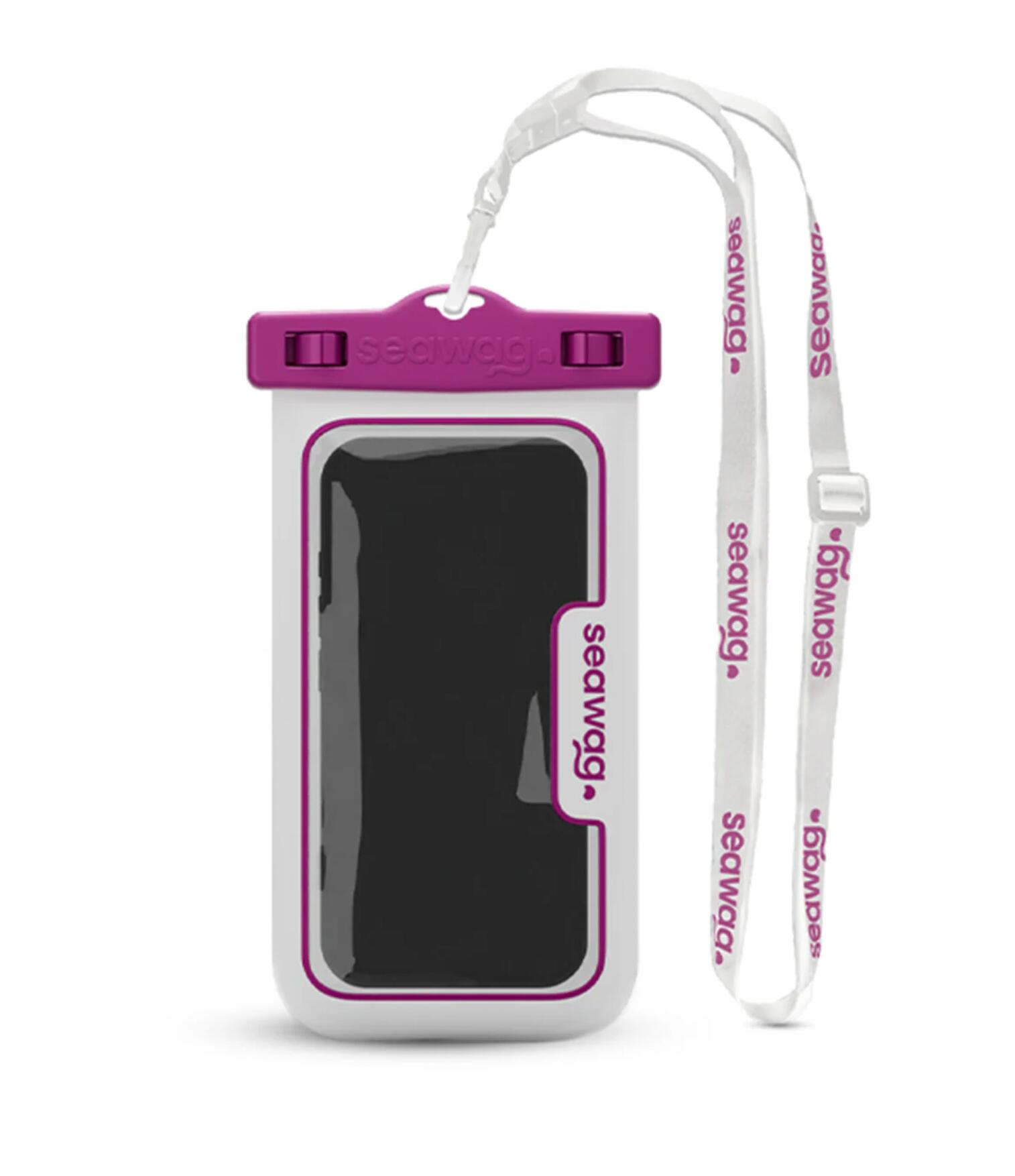 SEAWAG Waterproof Protective Phone Case Purple & White