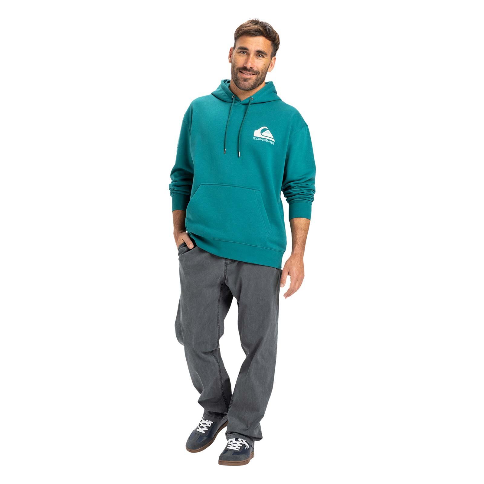 Quiksilver Omni Logo Hood Hoodie-Teal Green 5/5