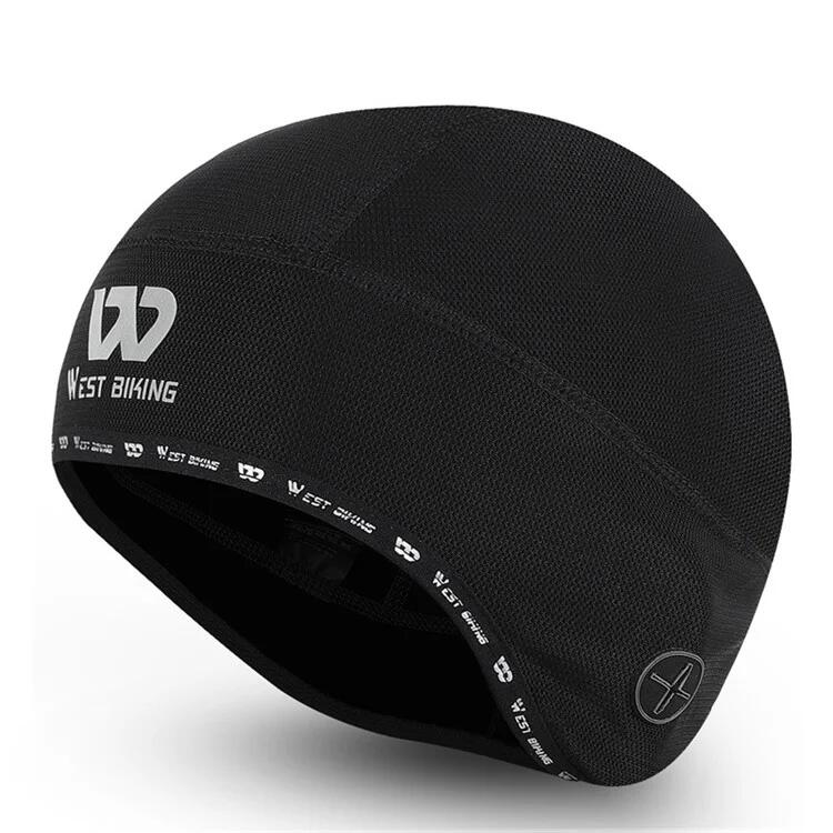 Thermal Windproof Cycling Beanie with Headphone Hole - Black